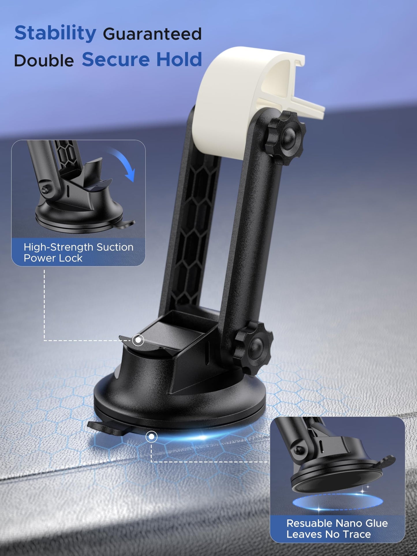 Outcamp Dashboard and Windscreen Mount for Starlink Mini