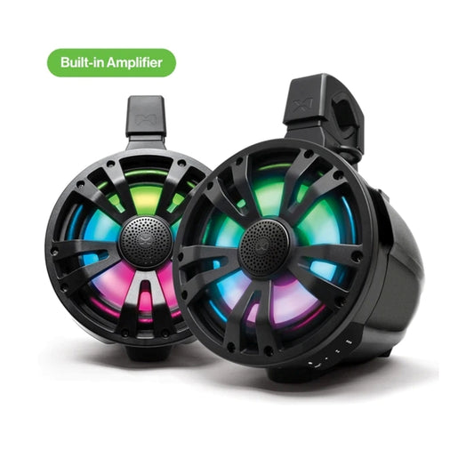 EcoXgear ExtremeTower TBB8 8in Battery Speakers Black