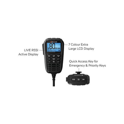 EcoXgear EXG3000 5W Remote-Mic UHF CB Touring Pack