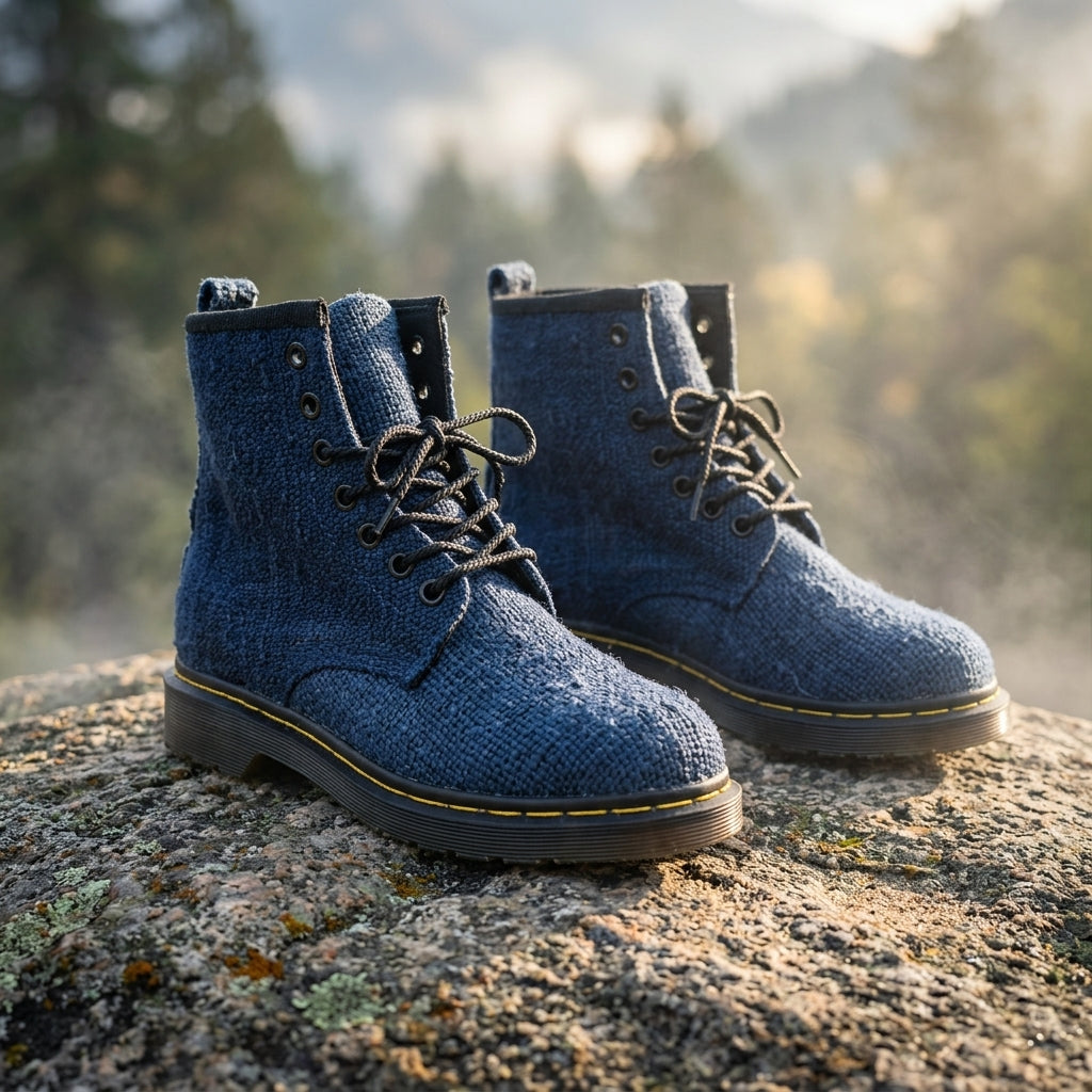 Vegan Hemp Hiking Boots - Namaste Artisans