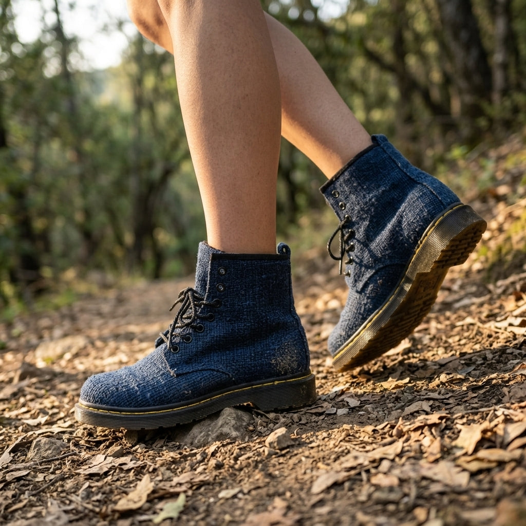Vegan Hemp Hiking Boots - Namaste Artisans