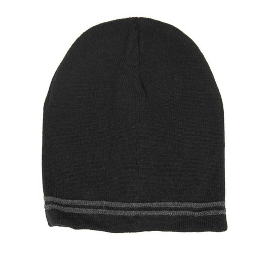 Black Thinsulate Knitted Winter Beanie