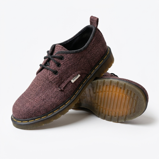 Ankle-High Vegan Hemp Boots - Namaste Artisans