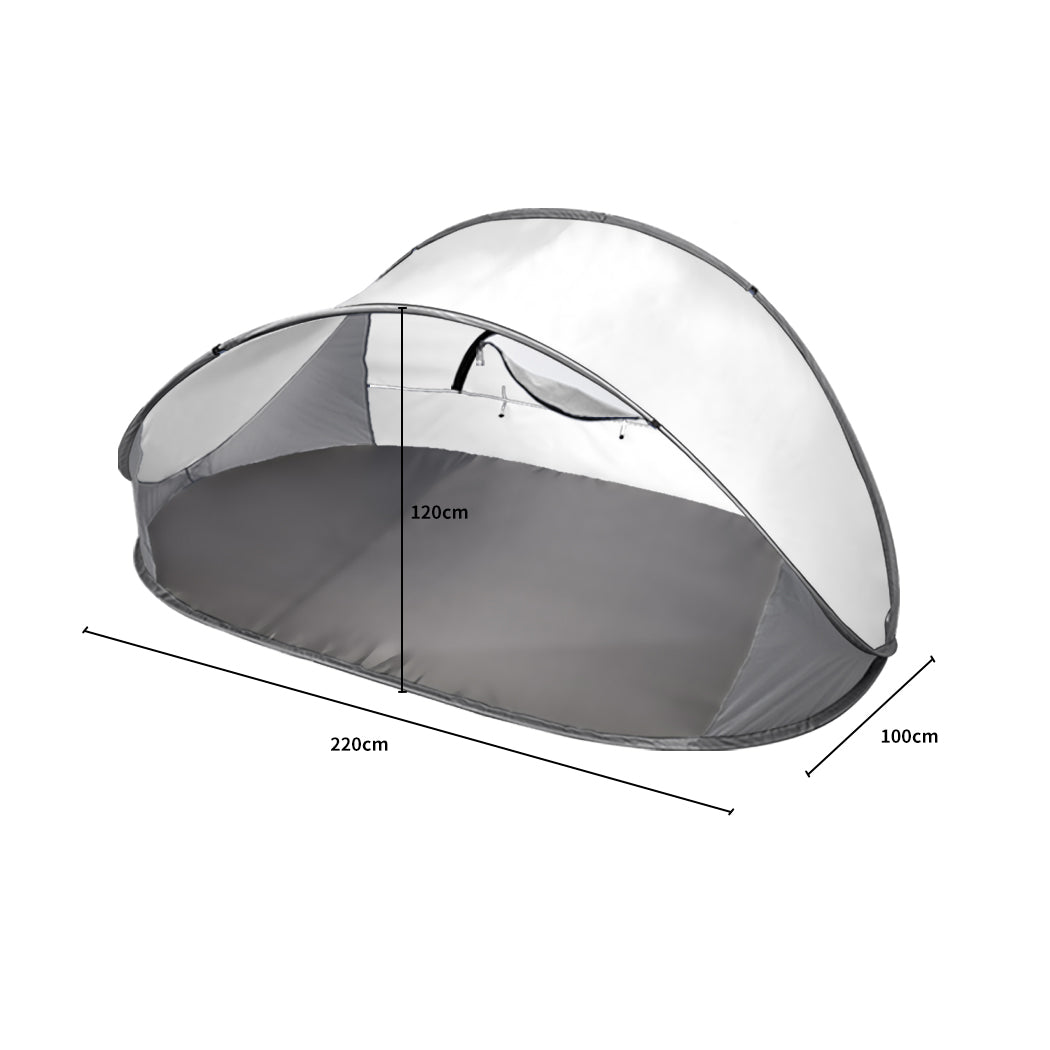 Mountview Pop Up Tent Camping Beach Grey-1973193756056358914