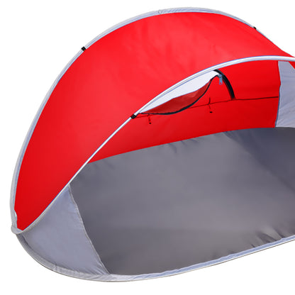 Mountview Pop Up Tent Camping Beach Red-1973193756257685509