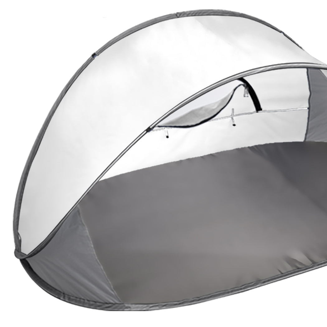 Mountview Pop Up Tent Camping Beach Grey-1973193756056358917