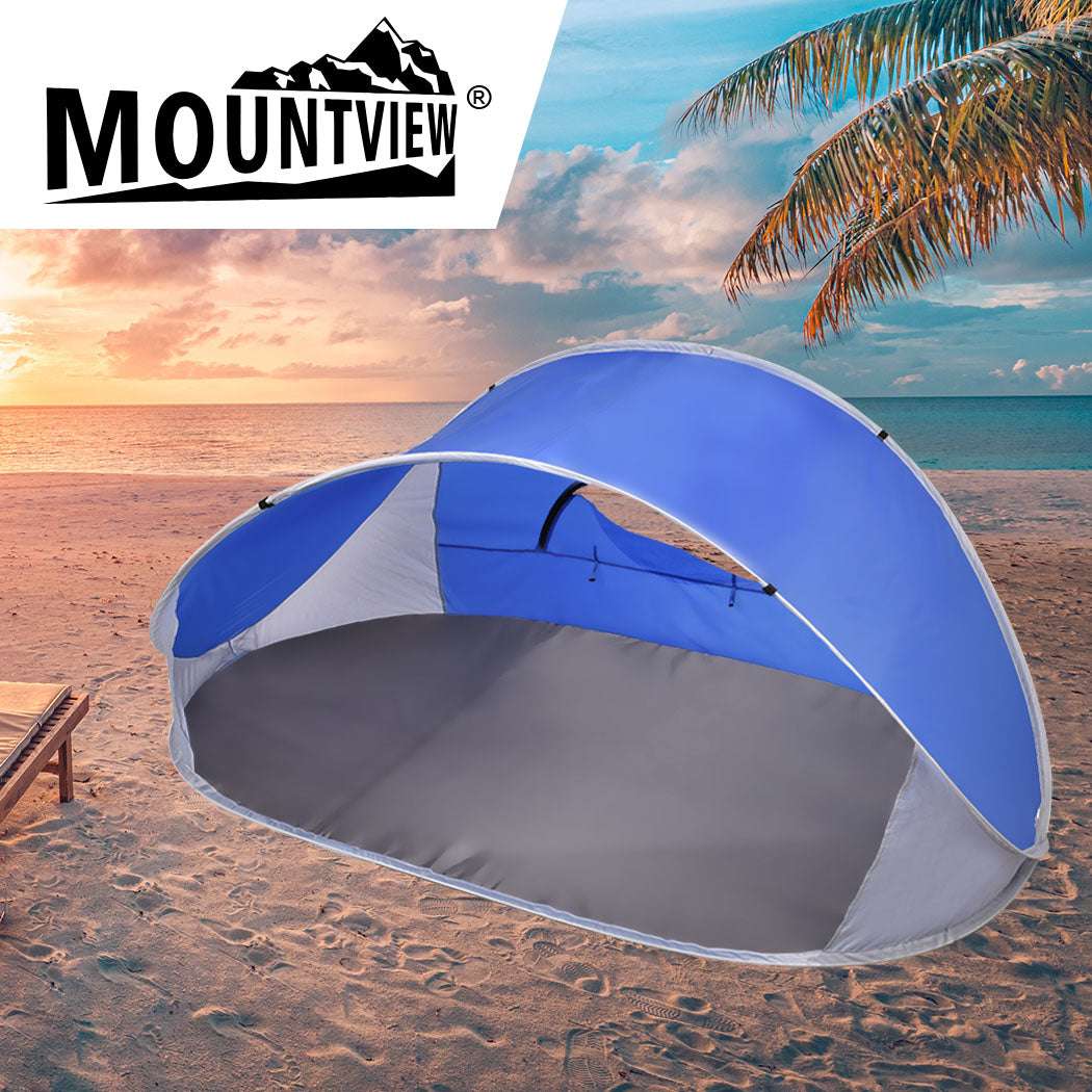 Mountview Pop Up Tent Camping Beach Blue-1973193755871809543