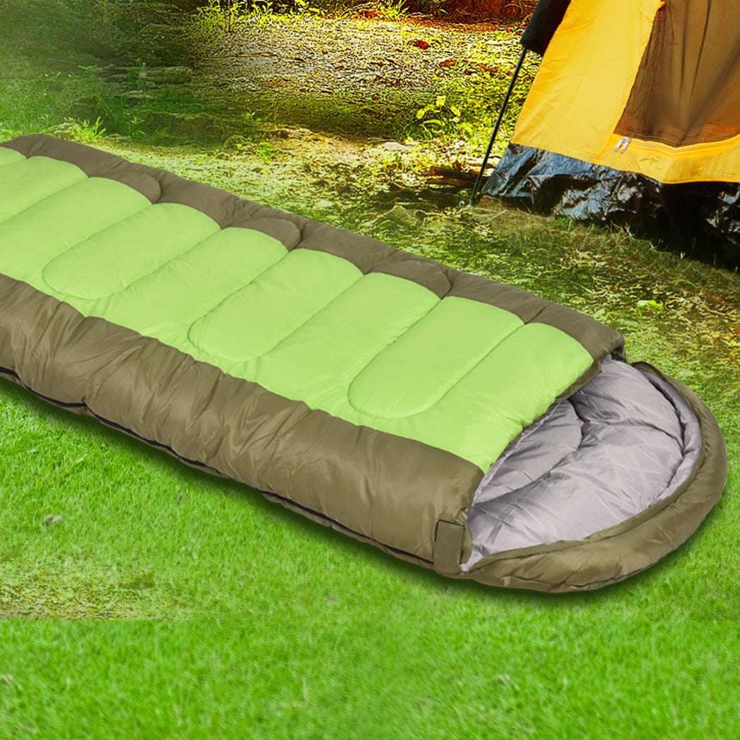 Mountview Sleeping Bag Outdoor Camping Green-1975420418386956295