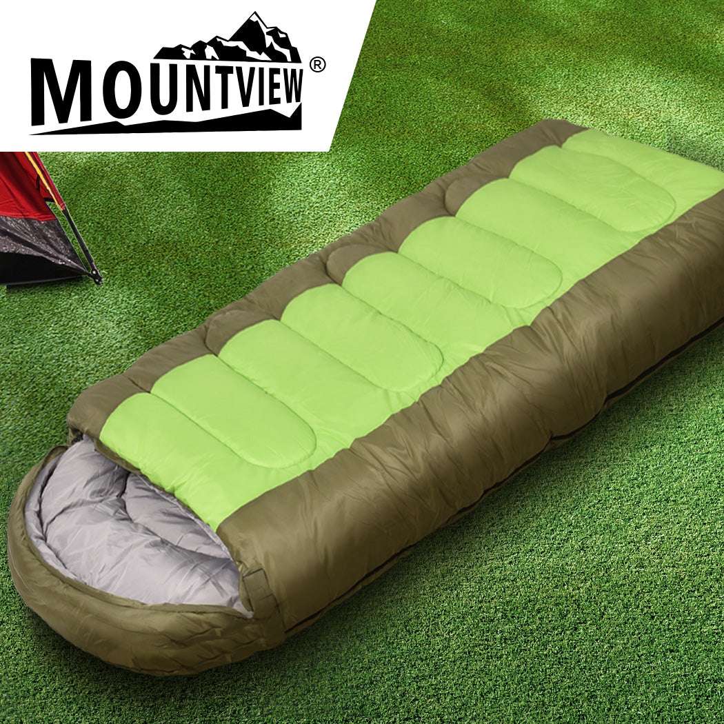 Mountview Sleeping Bag Outdoor Camping Green-1975420418386956294