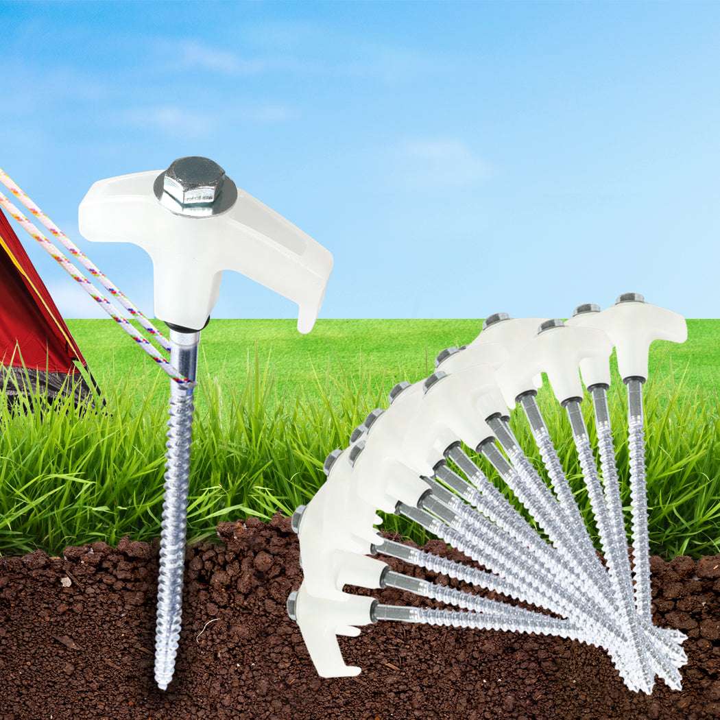 Mountview 15x Tent Pegs Heavy Duty Steel-1973193766563090438