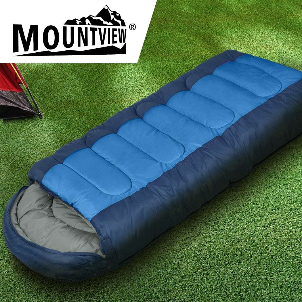 Mountview Sleeping Bag Outdoor Camping Blue-1973193761051774982