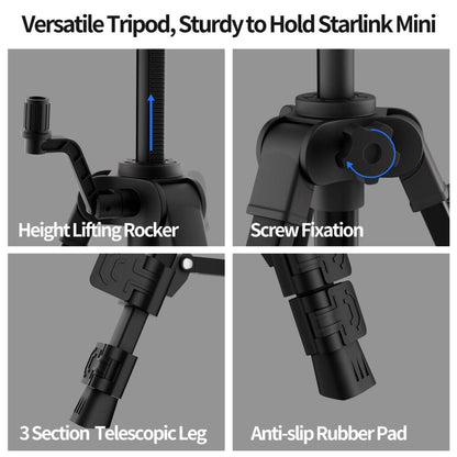 Outcamp Adjustable Tripod Mount for Starlink Mini