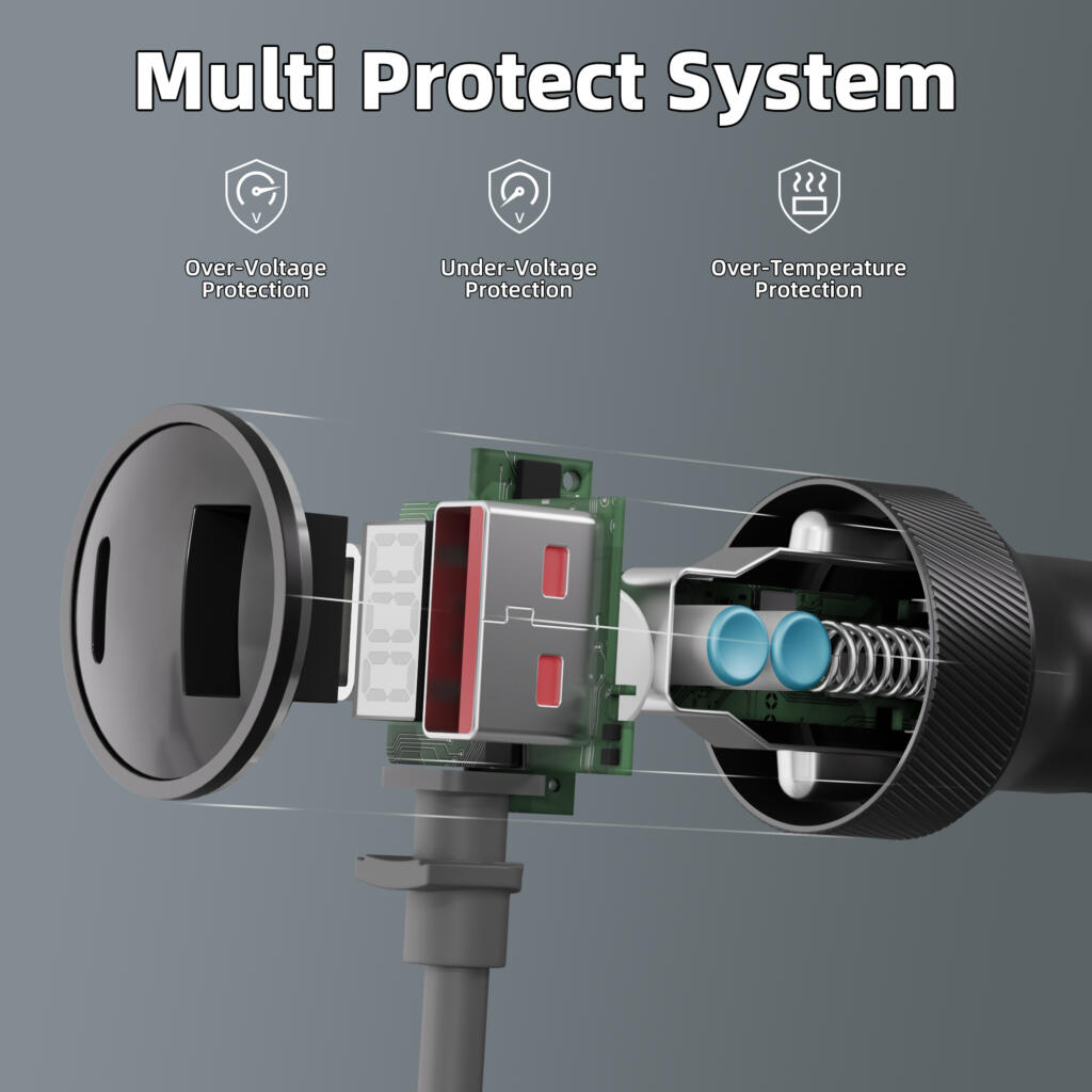 Outcamp Car Charger for Starlink Mini with Dual USB and Voltmeter