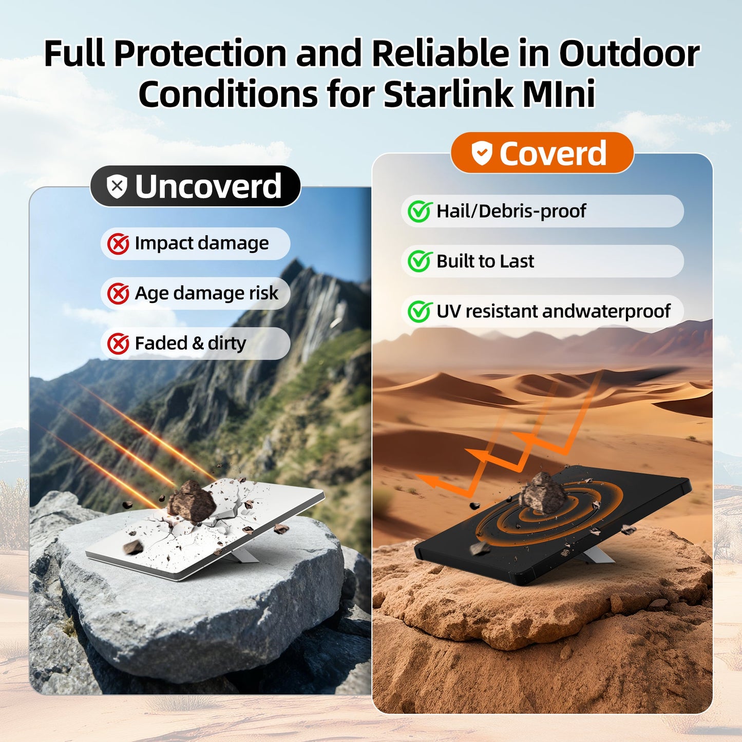 Outcamp Silicone Protective Cover for Starlink Mini