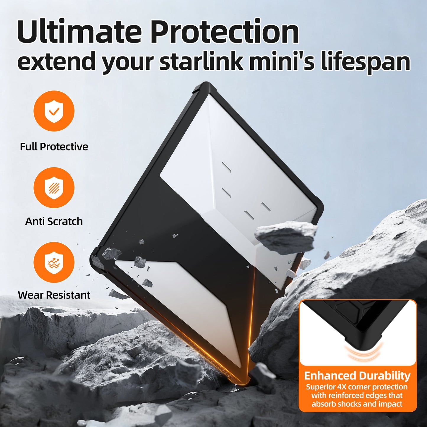 Outcamp Silicone Protective Cover for Starlink Mini