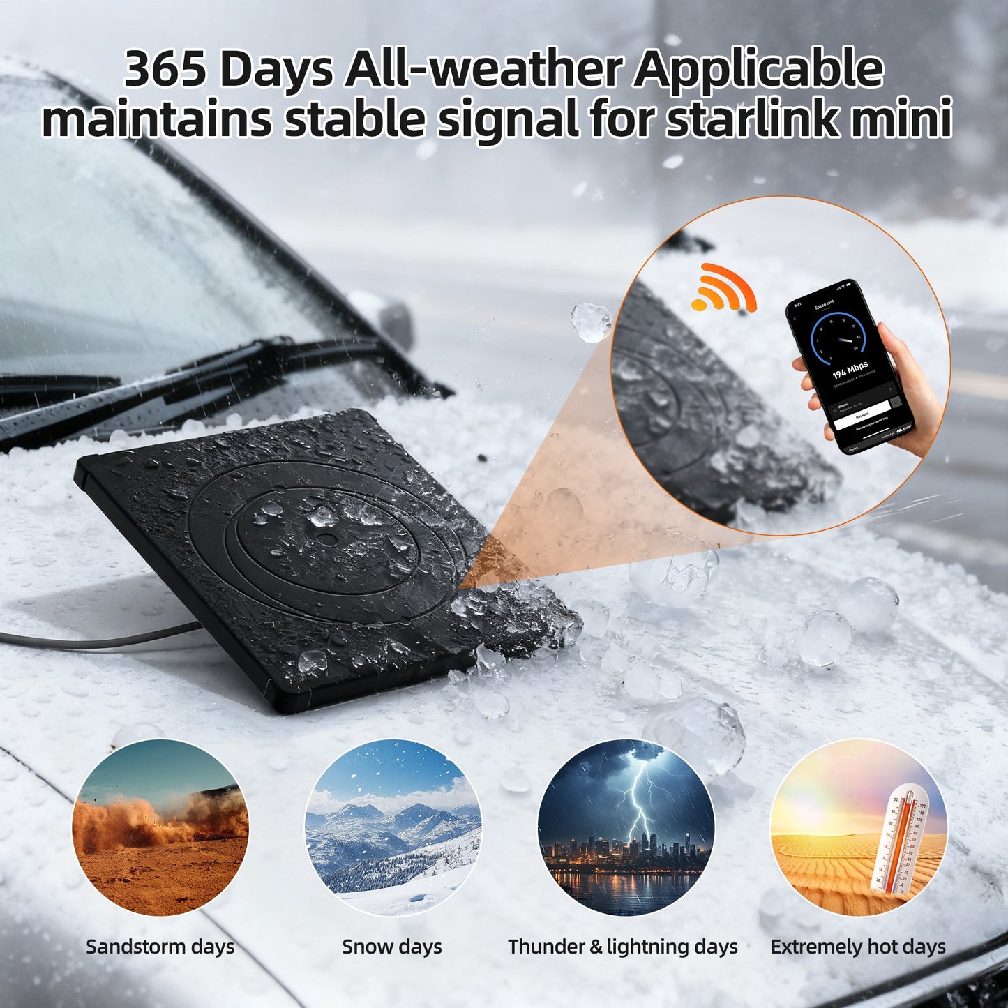 Outcamp Silicone Protective Cover for Starlink Mini