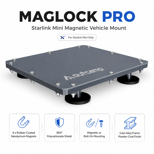 Outcamp MagLock Pro Mount for Starlink Mini