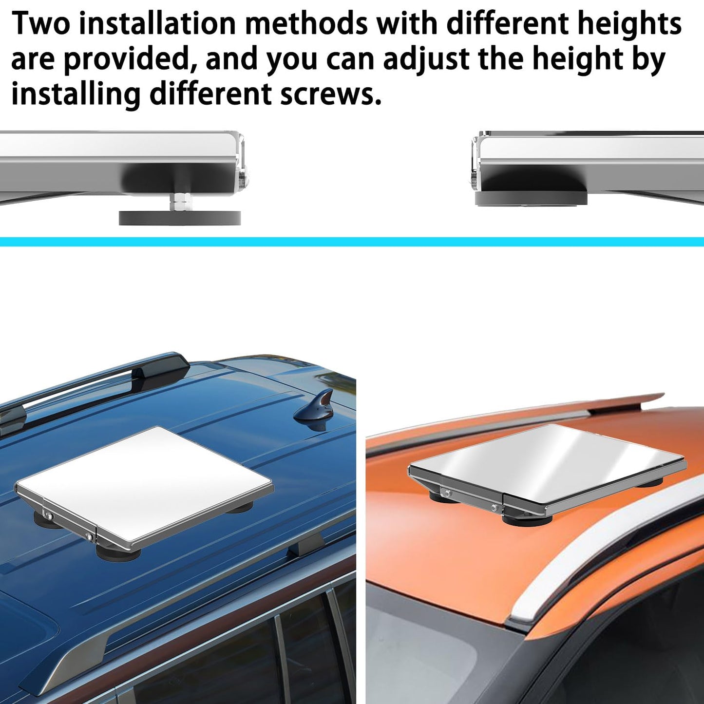 Outcamp Alloy Magnetic Shield Mount for Starlink Mini