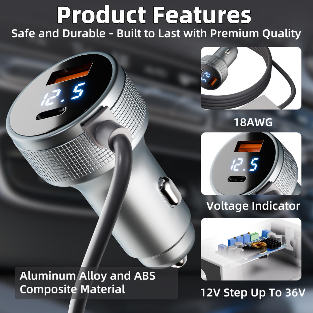 Outcamp 12V/24V Car Power Supply for Starlink Mini
