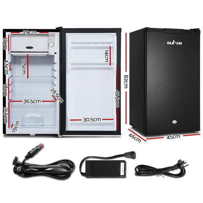 95L Upright Portable Fridge Freezer – Glacio 12V/240V