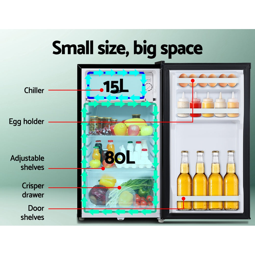 95L Upright Portable Fridge Freezer – Glacio 12V/240V