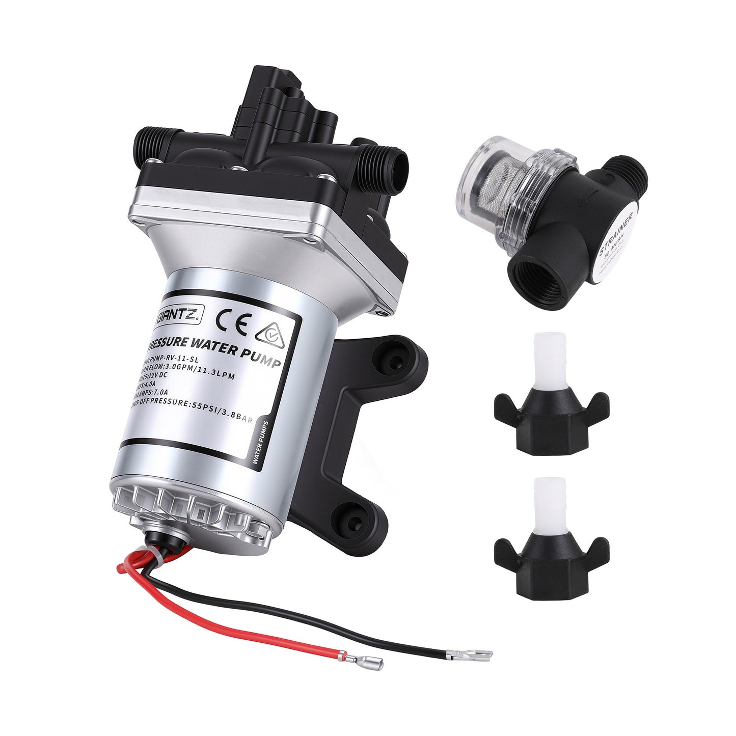 Giantz RV water pump with thermal overload protection