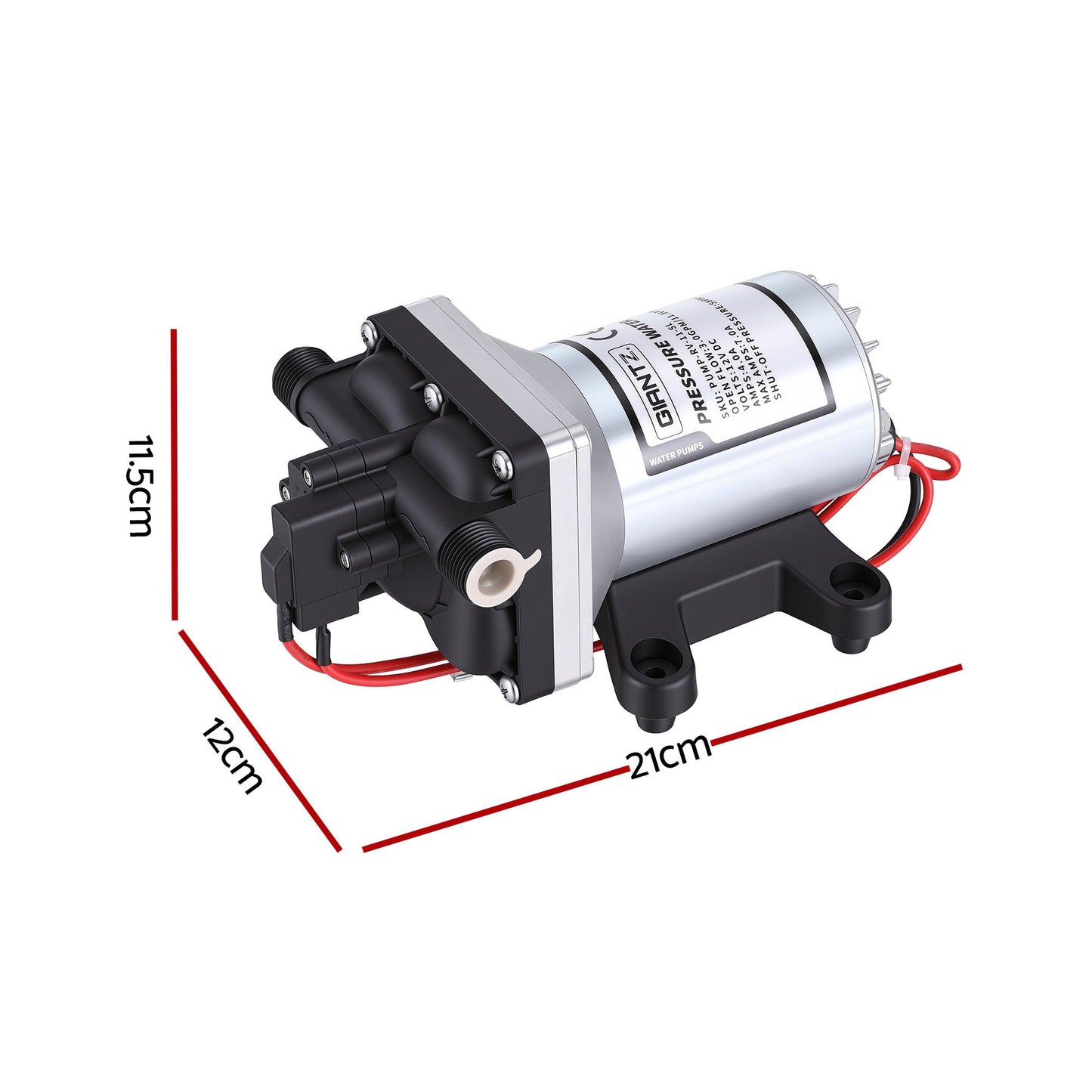 12V water pump for camper trailers caravans and boats