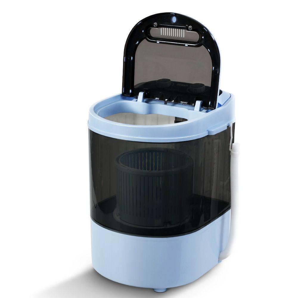 Portable Washing Machine 3kg - Devanti Black