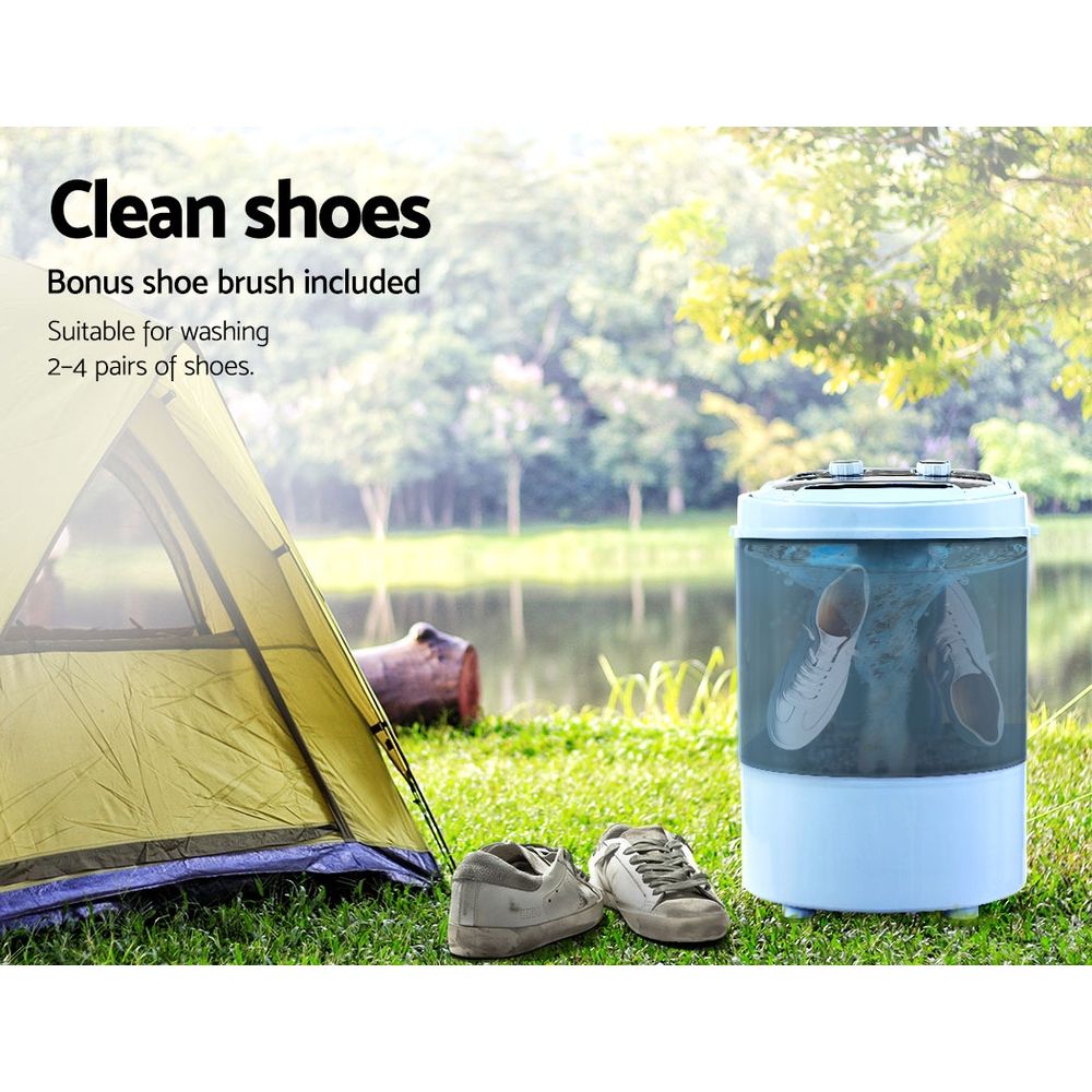 Portable Washing Machine 3kg - Devanti Black
