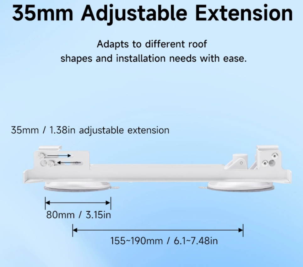 PeakDo Suction Mount for LinkPower Battery
