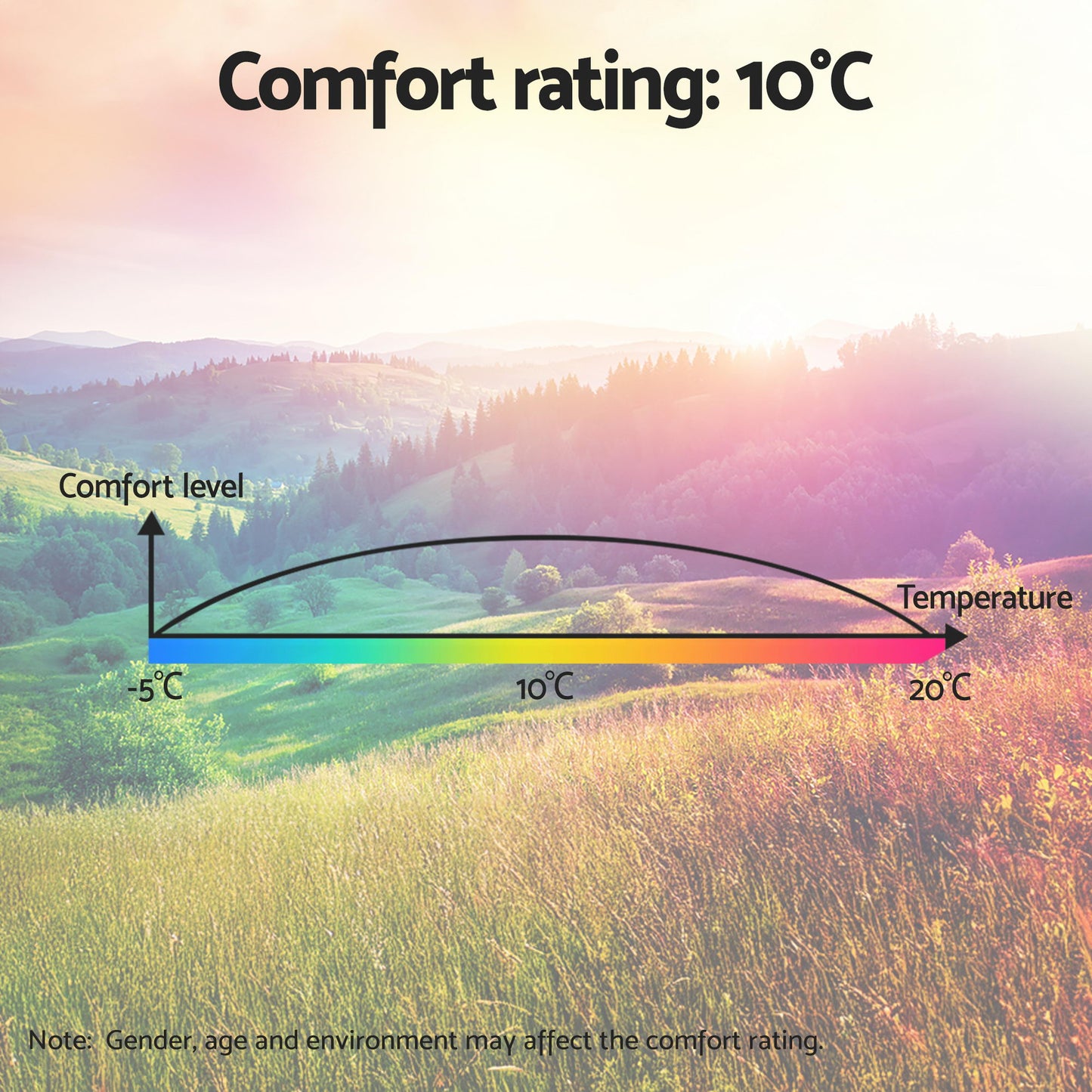 Weisshorn Sleeping Bag Single 213cm Thermal Camping Hiking Pink