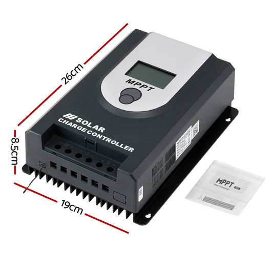 Giantz 50A MPPT Solar Charge Controller 12V/24V Bluetooth