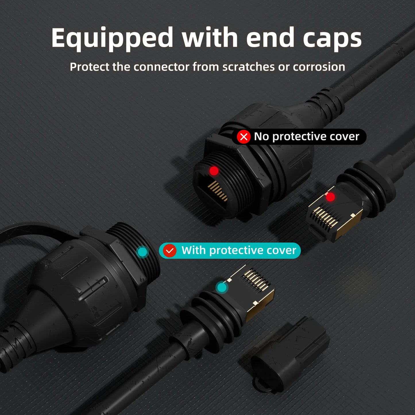 Outcamp SPX to RJ45 Adapter for Starlink Gen 3 and Mini