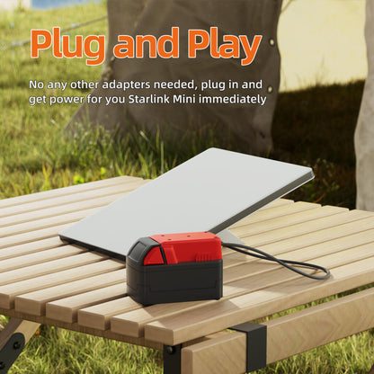 Outcamp Milwaukee M18 Battery Adapter for Starlink Mini