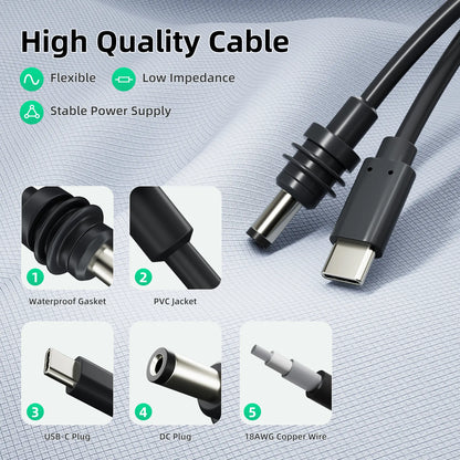 Outcamp USB-C Power Cable for Starlink Mini