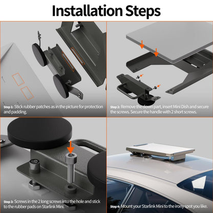 Outcamp Magnetic Roof Mount for Starlink Mini