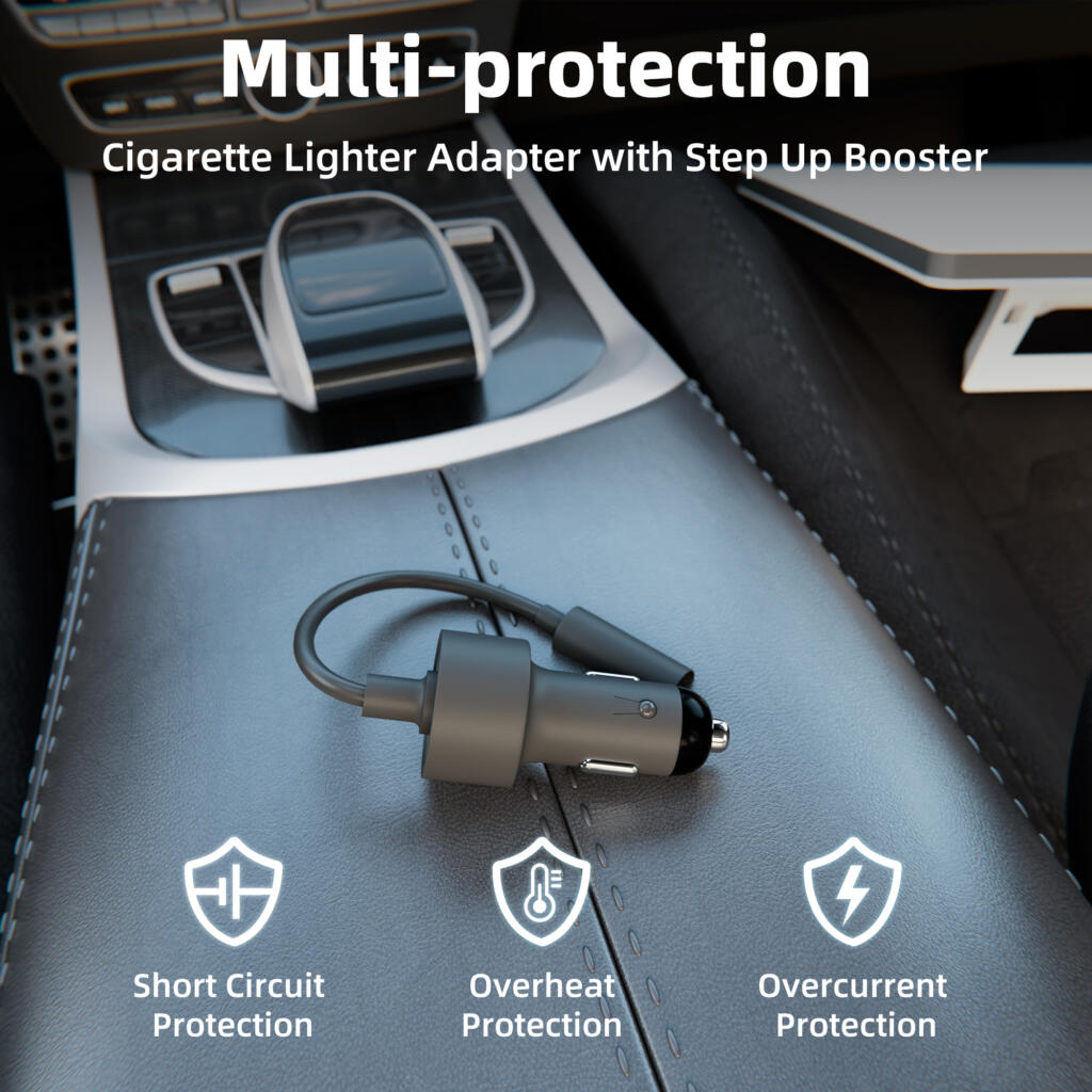 Outcamp 12V/24V Car Power Adapter for Starlink Mini