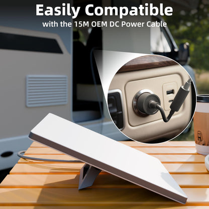 Outcamp 12V/24V Car Power Adapter for Starlink Mini