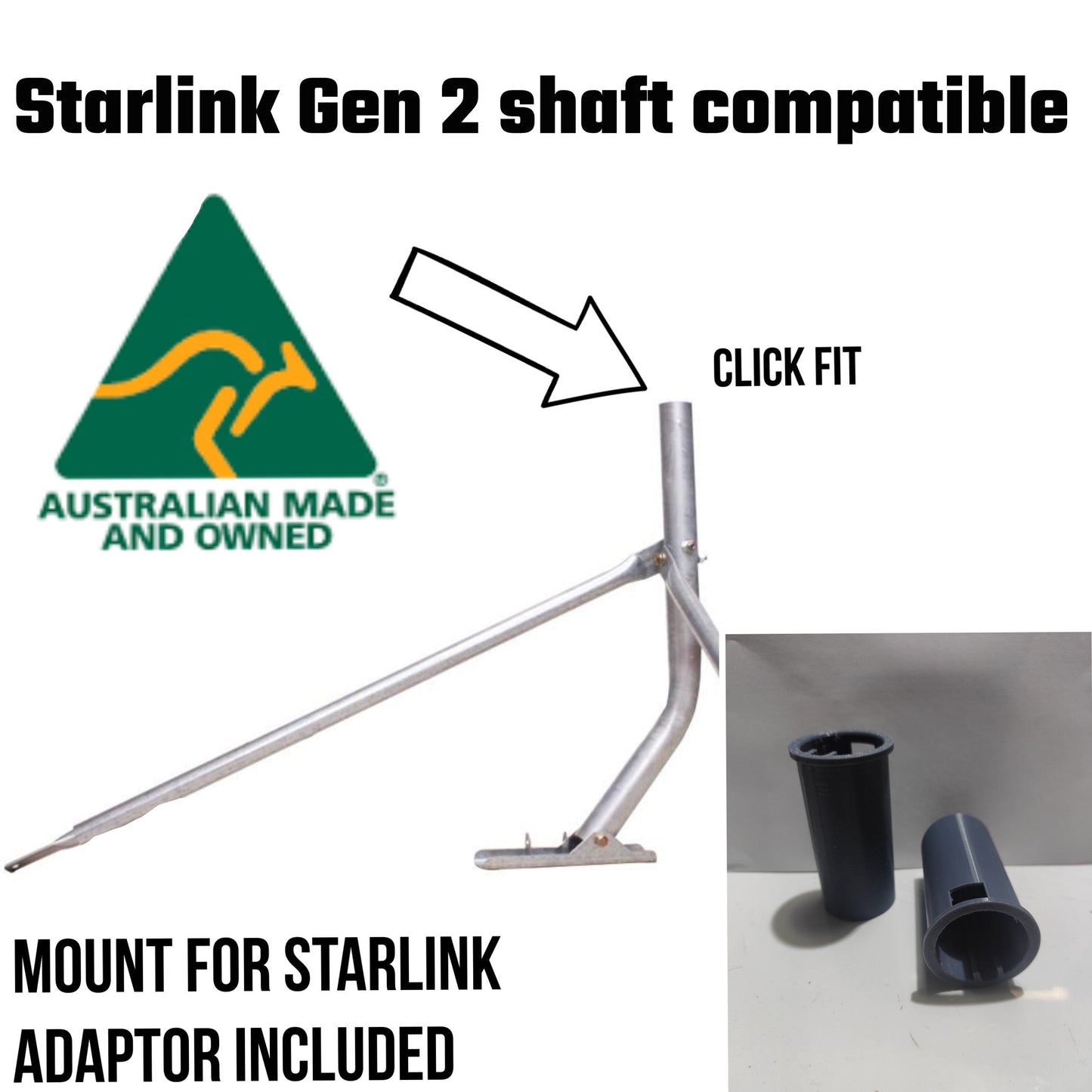 Outcamp Roof Mount Kit for Starlink Gen 2