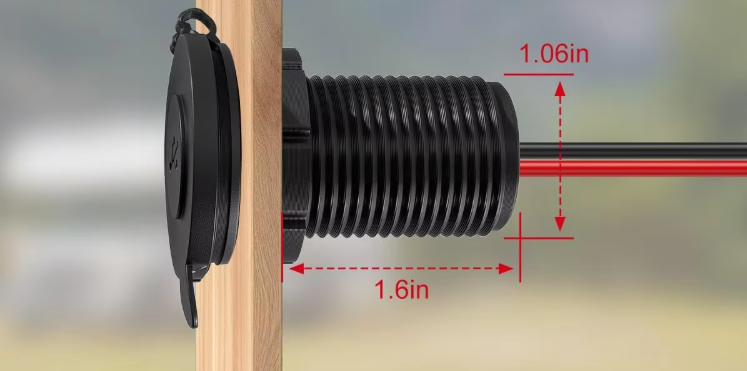 Outcamp 20V Hardwired Socket for Starlink Mini