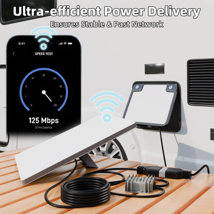 Outcamp 12V/24V Anderson Power Supply for Starlink Mini