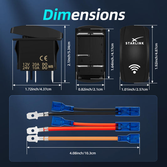 Outcamp 5-Pin Starlink Rocker Switch