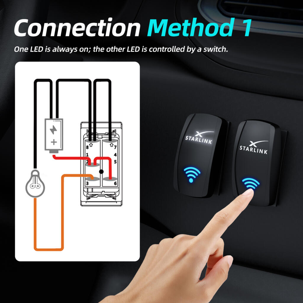 Outcamp 5-Pin Starlink Rocker Switch