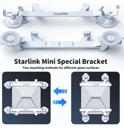 Outcamp Four-Cup Glass Mount for Starlink Mini