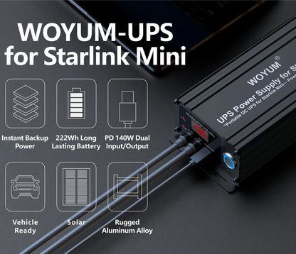 Outcamp 222Wh Portable Battery for Starlink Mini