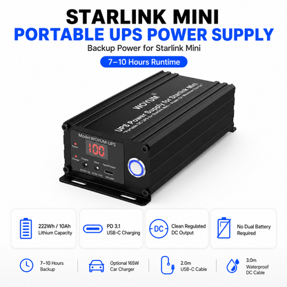 Outcamp 222Wh Portable Battery for Starlink Mini