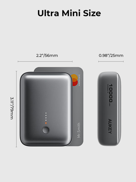 AUKEY Spark Mini 10000 Compact Fast Charging Power Bank (PB-Y55)