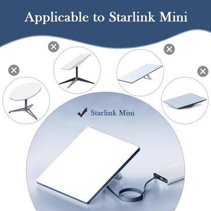 Starlink Mini DC5521 Extension Cable 7-inch,Compatible with Starlink Mini Pipe Adapter & Original Power Cable