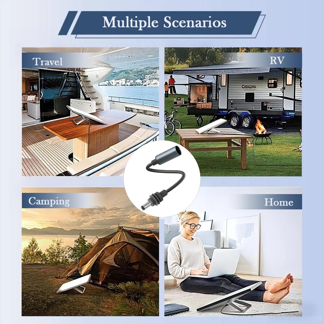 Starlink Mini DC5521 Extension Cable 7-inch,Compatible with Starlink Mini Pipe Adapter & Original Power Cable