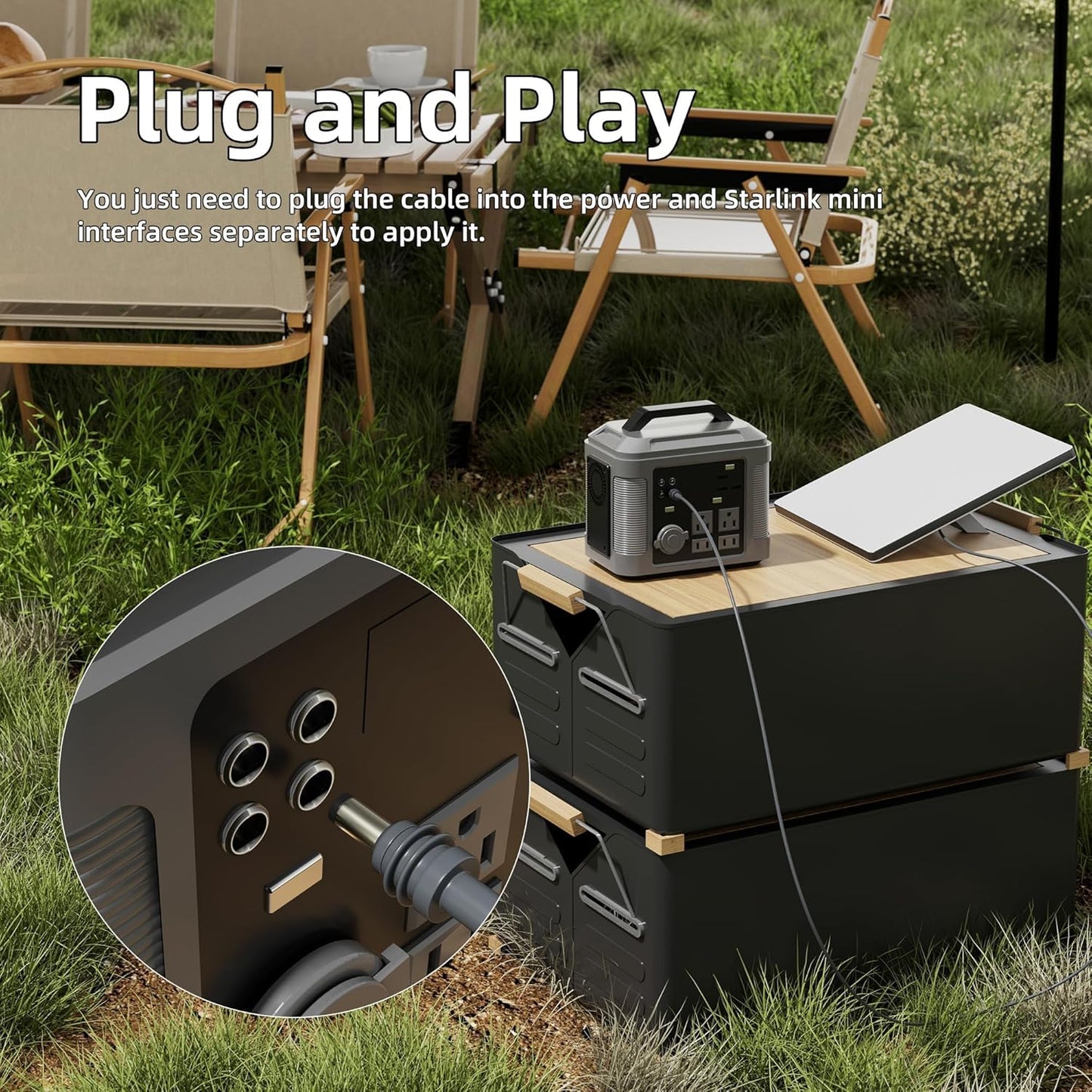 Starlink Power Cable   5521 DC to DC Power Cord 10M/33FT